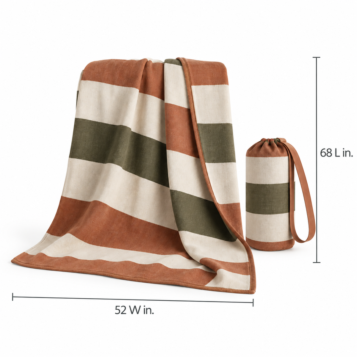Cove Stripe Outdoor Throw