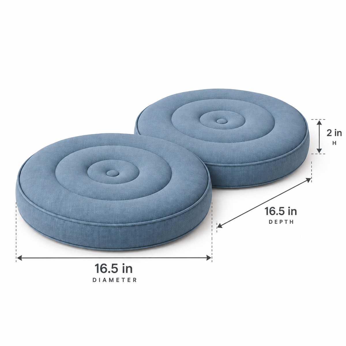 Halo Round Seat Cushion Set