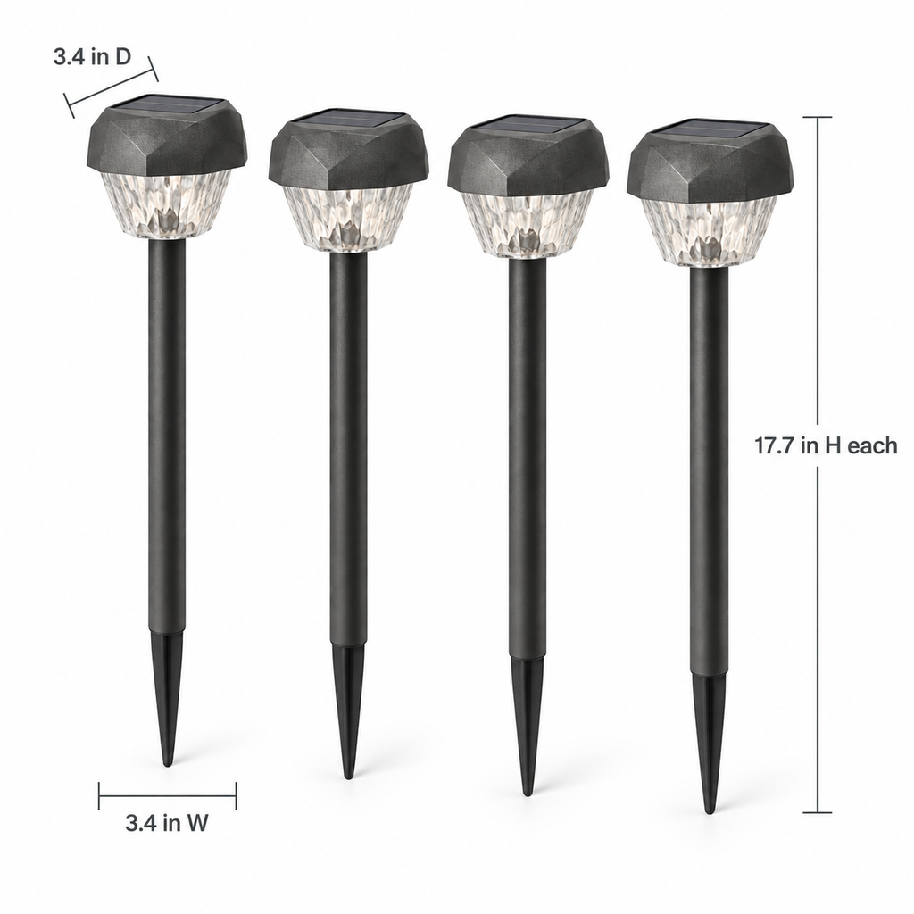 Ridge Line Solar Path Light Set