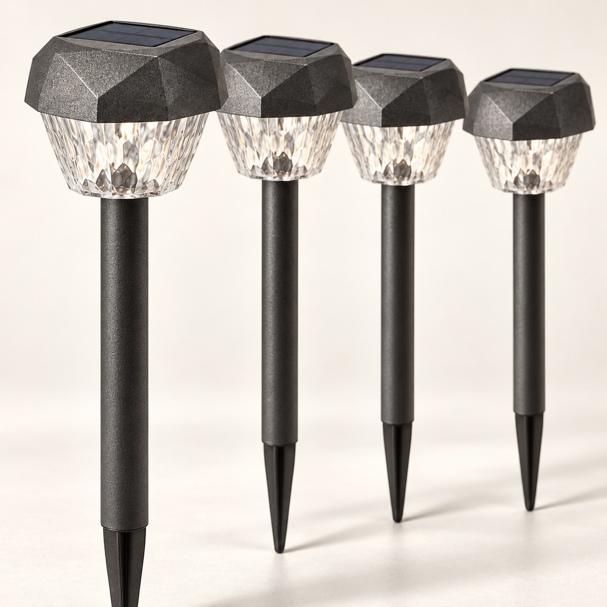 Ridge Line Solar Path Light Set