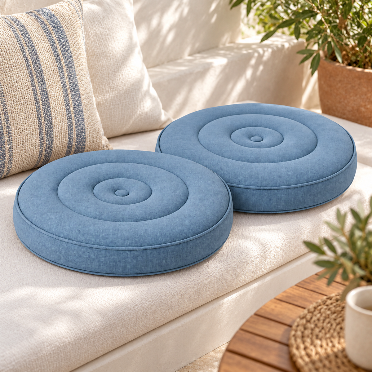 Halo Round Seat Cushion Set