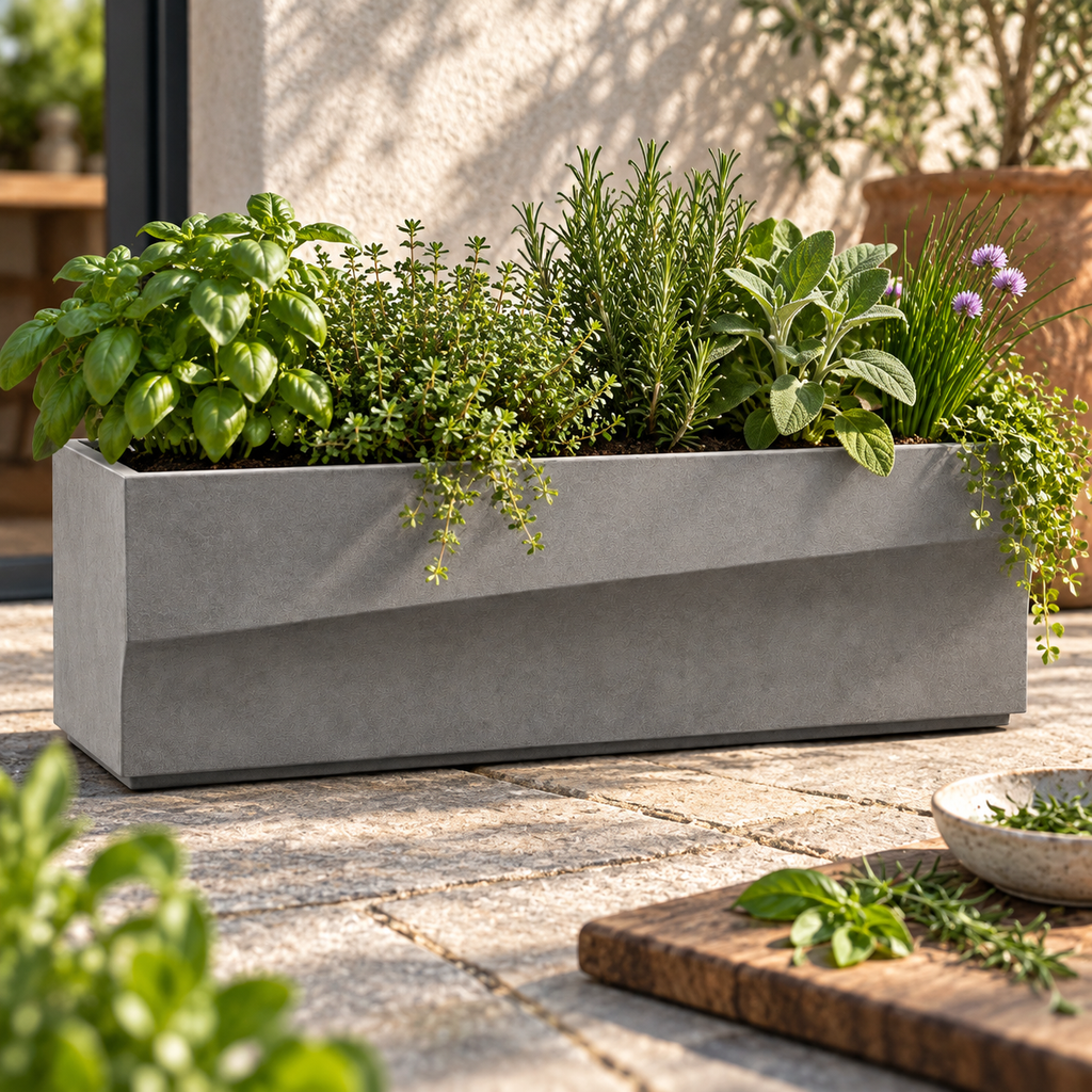 Foldline Trough Planter