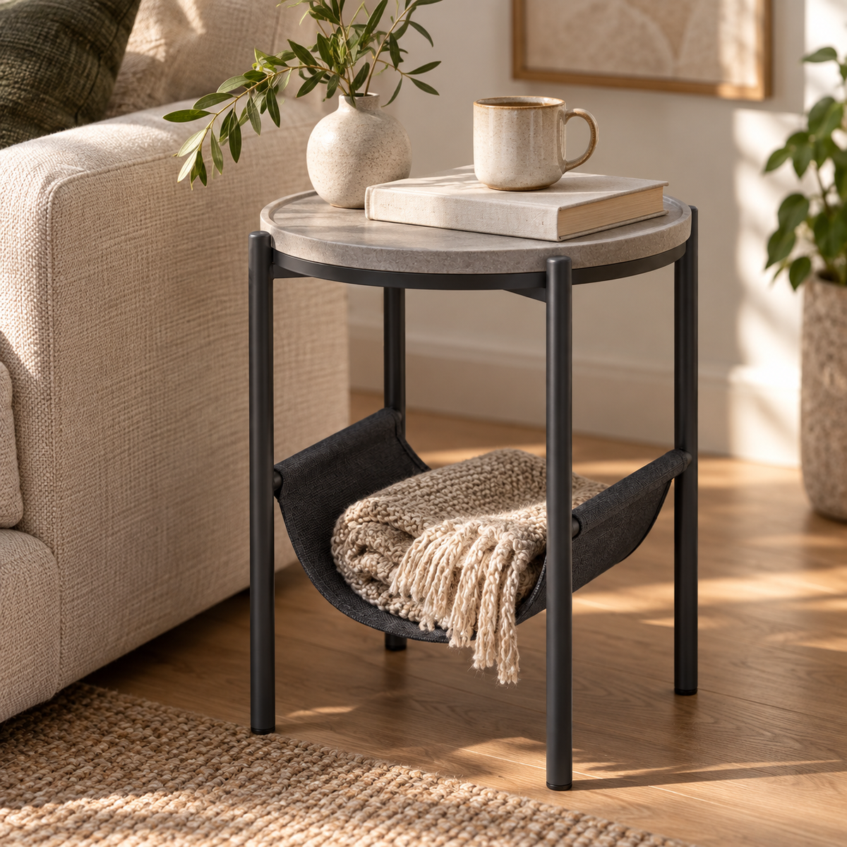 Contour Caddy Side Table